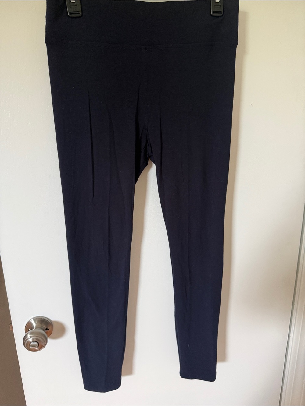Two pairs of Lou & Grey Navy High-Waist Leggings